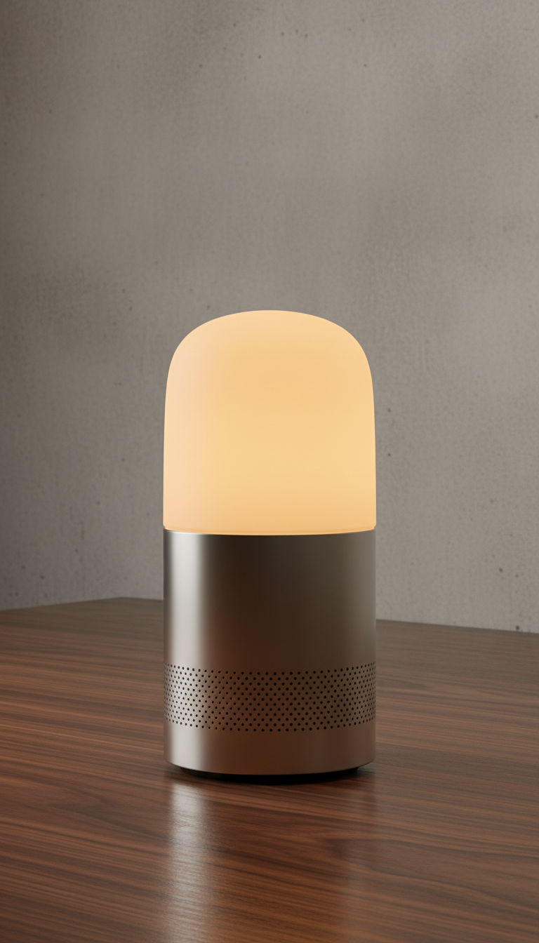 Smart Speaker and Light Combo in a new setting