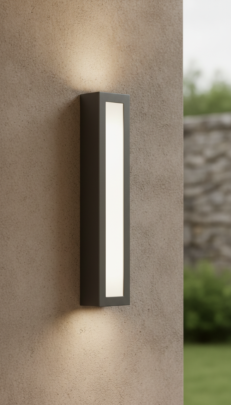 Modern outdoor wall light