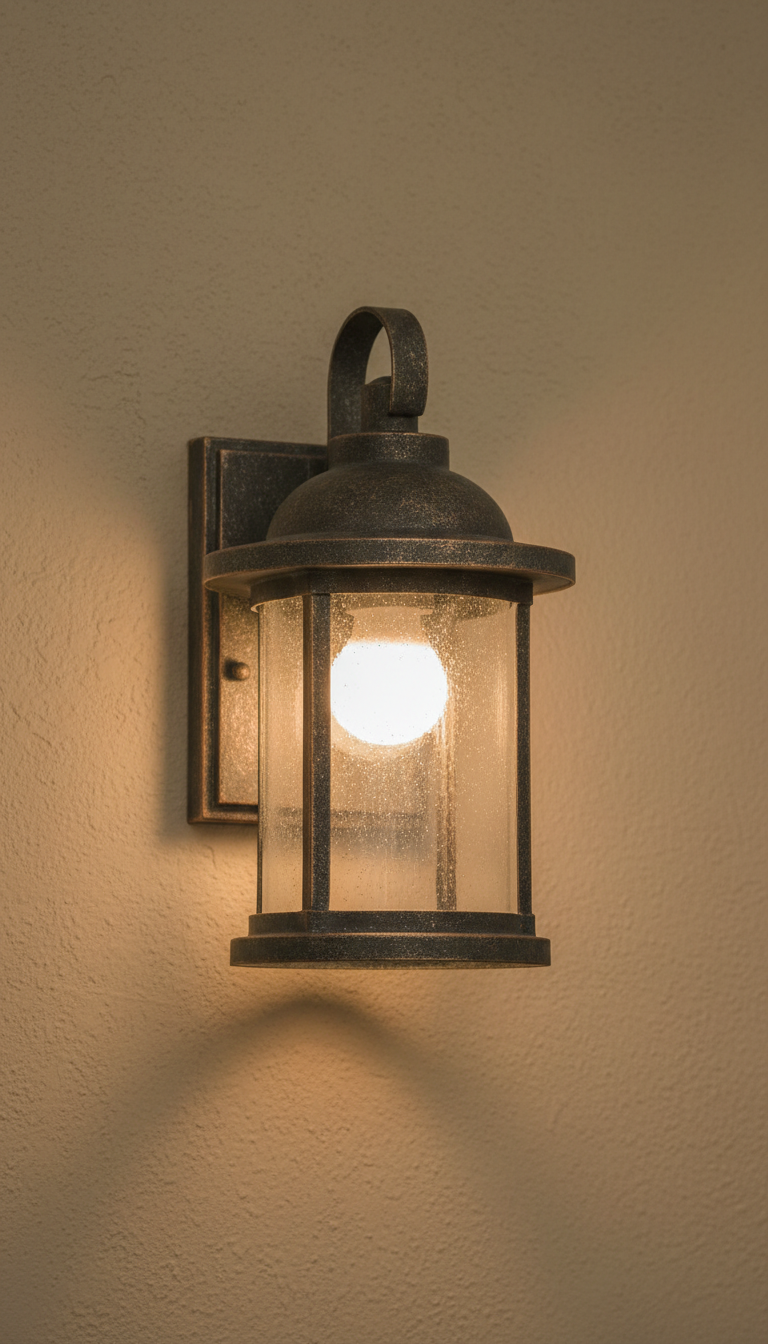 Coastal outdoor wall lantern