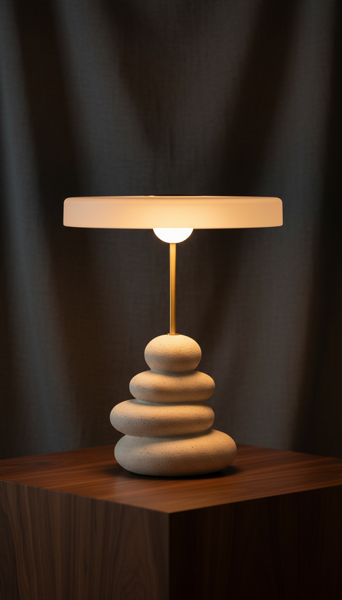 Artistic Table Lamp in a new setting